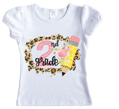 Leopard Frame Back to School Shirt