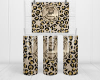 Leopard Holy with a Hint of Hood 20 oz insulated tumbler - Sew Lucky Embroidery