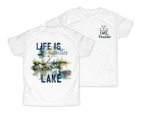 Life is Better at the Lake Personalized Short or Long Sleeves Shirt - Sew Lucky Embroidery