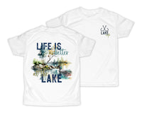 Life is Better at the Lake Personalized Short or Long Sleeves Shirt - Sew Lucky Embroidery