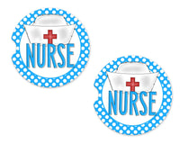 Nurse Sandstone Car Coasters - Sew Lucky Embroidery