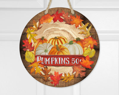 Pumpkins 50¢ Door Hanger