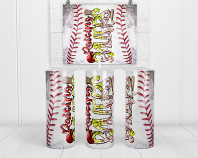 Raising Ballers 20 oz insulated tumbler with lid and straw