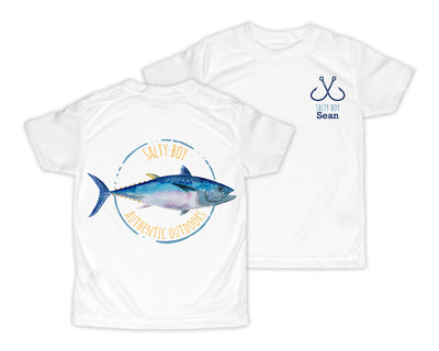 Salty Boy Fishing Personalized Short or Long Sleeves Shirt