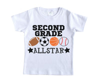 Back to School All Star Shirt - Sew Lucky Embroidery