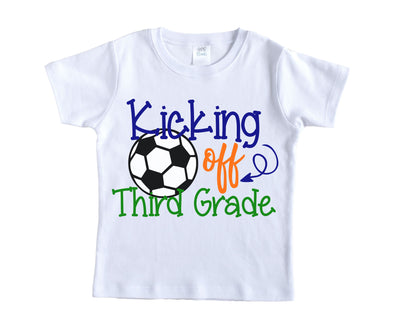 Kicking Off Soccer Back to School Shirt