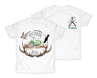 Southern Beau with Green Tractor Personalized Short or Long Sleeves Shirt - Sew Lucky Embroidery