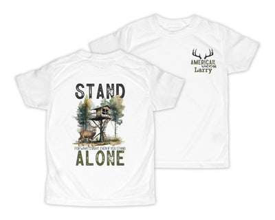 Stand Alone Deer Hunter Personalized Short or Long Sleeves Shirt