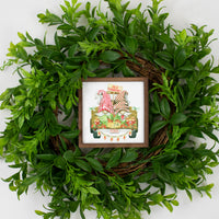 Strawberry Pickers Tier Tray Sign  on Wreath