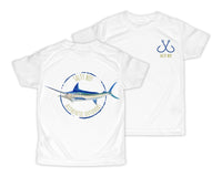 Salty Boy Swordfish Personalized Short or Long Sleeves Shirt - Sew Lucky Embroidery