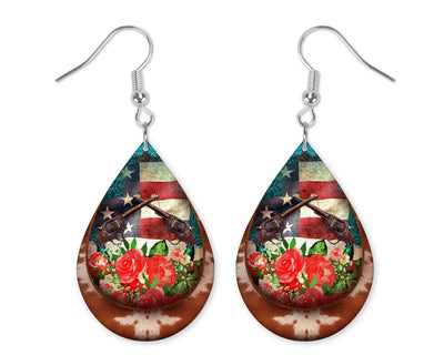 USA Pistols Earrings