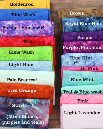 Watercolor Circle Monogram Patch - Sew Lucky Embroidery