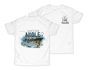 What is your Angle Fishing Personalized Short or Long Sleeves Shirt - Sew Lucky Embroidery
