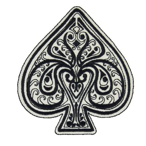 Playing Cards Patch Embroidered Iron On Sew On Patch For Clothes