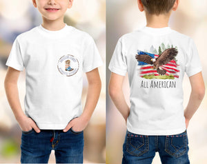 All American Boy Eagle Shirt - Sew Lucky Embroidery