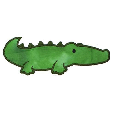 Alligator Sew or Iron on Embroidered Patch
