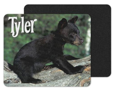 Baby Black Bear Custom Personalized Mouse Pad