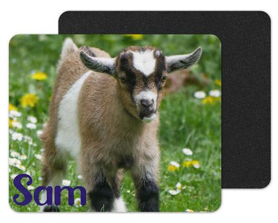 Baby Goat Custom Personalized Mouse Pad