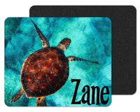 Baby Sea Turtle Custom Personalized Mouse Pad - Sew Lucky Embroidery