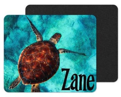 Baby Sea Turtle Custom Personalized Mouse Pad