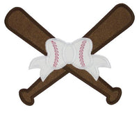 Baseball Bats Patch - Sew Lucky Embroidery
