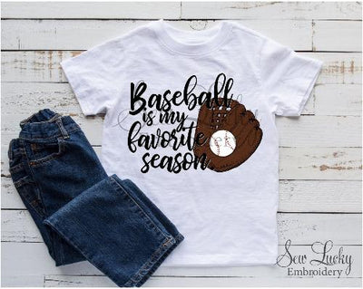 Baseball is My Favorite Season Boys Shirt