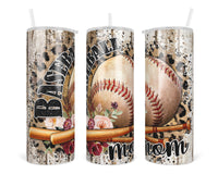 Baseball Mom 20 oz insulated tumbler - Sew Lucky Embroidery
