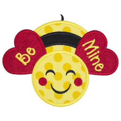 Be Mine Sew or Iron on Embroidered Patch