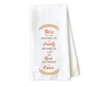 Bless the food before us Kitchen Towel 