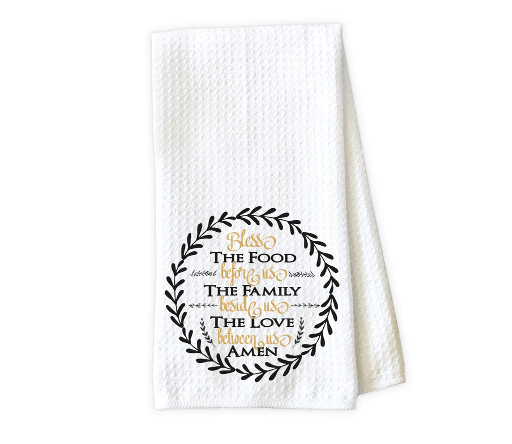 Bless This Food with Laurel Kitchen Towel