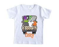 Boo Ghost Truck Halloween Personalized Shirt