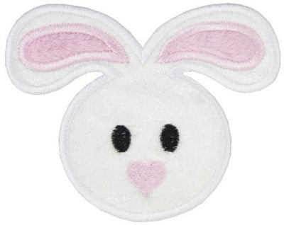 Bunny Love Sew or Iron on Embroidered Patch