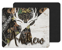Camouflage Deer Custom Personalized Mouse Pad - Sew Lucky Embroidery
