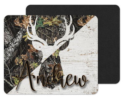 Camouflage Deer Custom Personalized Mouse Pad