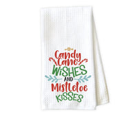 Candy Cane Wishes Kitchen Towel 