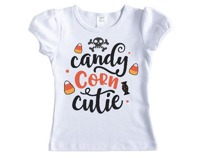 Candy Corn Cutie Skull Shirt
