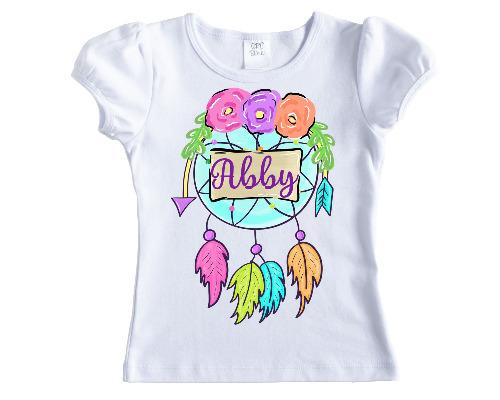 Personalized Girl Birthday Cartoon T Shirt for Girls Tshirt Number