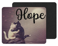 Cat Couple Custom Personalized Mouse Pad