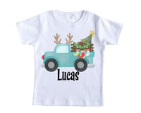 Christmas Truck Personalized Shirt - Sew Lucky Embroidery