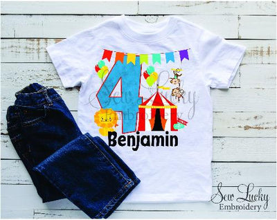 Circus Birthday Personalized Shirt