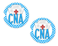 CNA Sandstone Car Coasters - Sew Lucky Embroidery