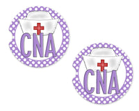 CNA Sandstone Car Coasters - Sew Lucky Embroidery