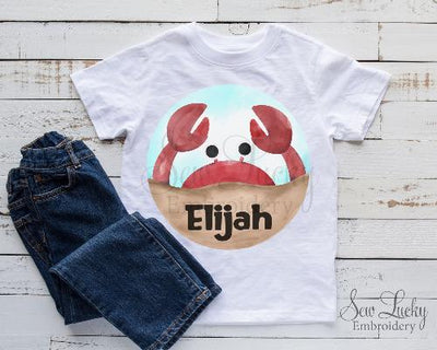 Crab Circle Personalized Shirt