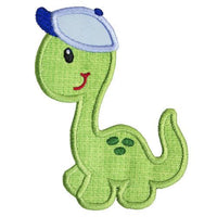 Dino Boy Dinosaur Patch - Sew Lucky Embroidery