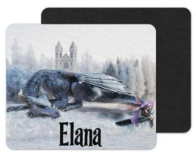Dragon and Fairy Custom Personalized Mouse Pad
