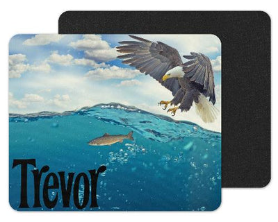 Eagle Hunting Custom Personalized Mouse Pad