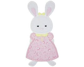 Easter Bunny Girl Patch - Sew Lucky Embroidery