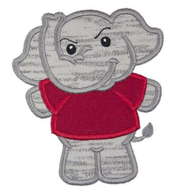Elephant Boy Football Patch - Sew Lucky Embroidery