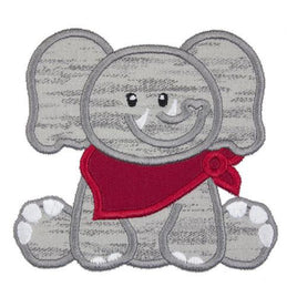 Elephant Boy Football Patch - Sew Lucky Embroidery