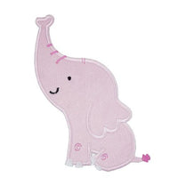 Pink Elephant Patch - Sew Lucky Embroidery